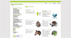 Desktop Screenshot of genomia.cz