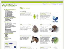 Tablet Screenshot of genomia.cz